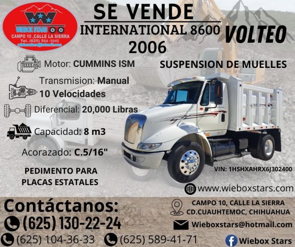 INTERNATIONAL 8600 2006