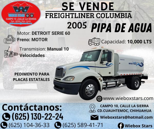 FREIGHLINET COLUMBIA 2005 PIPA