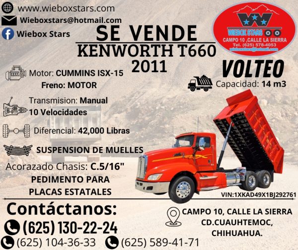 KENWORTH T660 2011