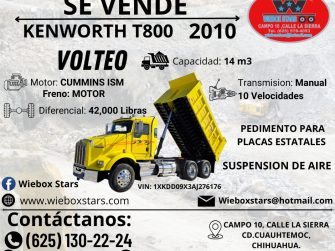 KENWORTH T800 2010