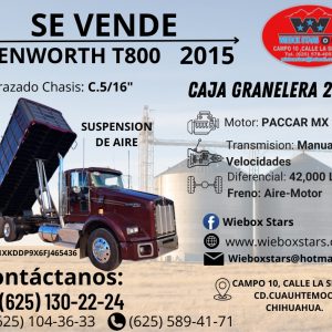 KENWORTH T800 2015