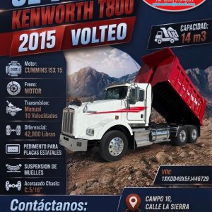 KENWORTH T800 2015